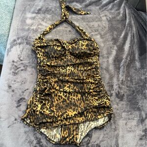 Leopard Print Women's Top